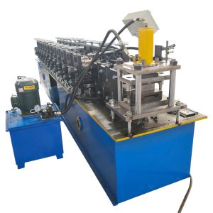 Roller shutter door forming machine